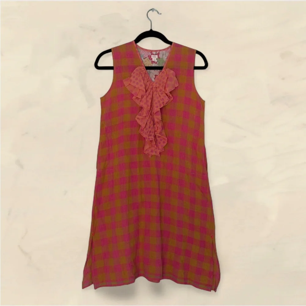DOSA COTTON RUFFLE DRESS - Picture 1 of 5